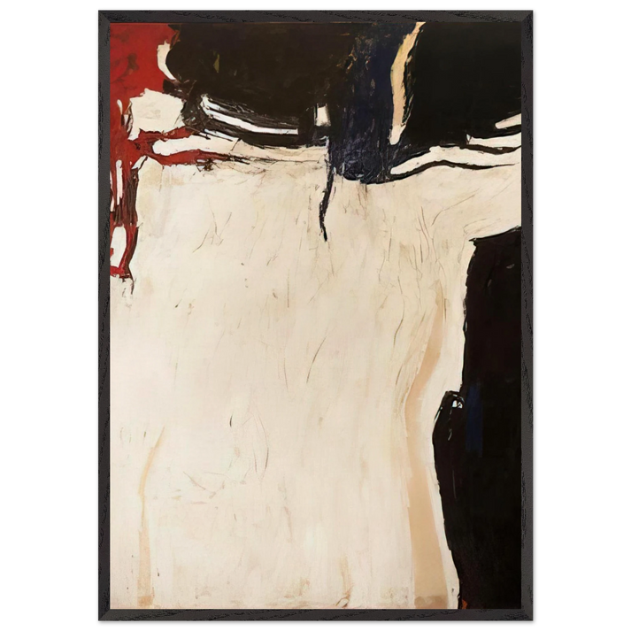 White Provincetown - 1959 N2 - Edward Corbett 70x100 cm / 28x40 inches Framed Art Print – Black Wooden Frame