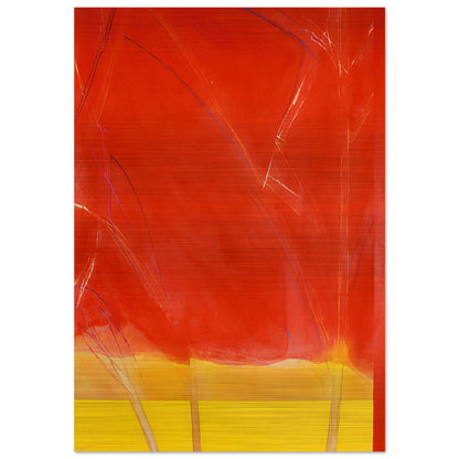 Vivid Spring - 1988 - Ronnie Landfield Brushed Aluminum Print - 70x100 cm / 28x40 inches | Ronnie Landfield Aluminum Print | Ronnie Landfield Prints
