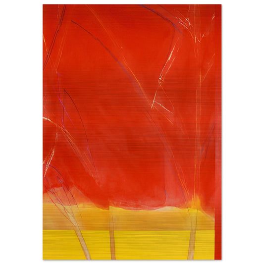 Vivid Spring - 1988 - Ronnie Landfield Brushed Aluminum Print - 70x100 cm / 28x40 inches | Ronnie Landfield Aluminum Print | Ronnie Landfield Prints