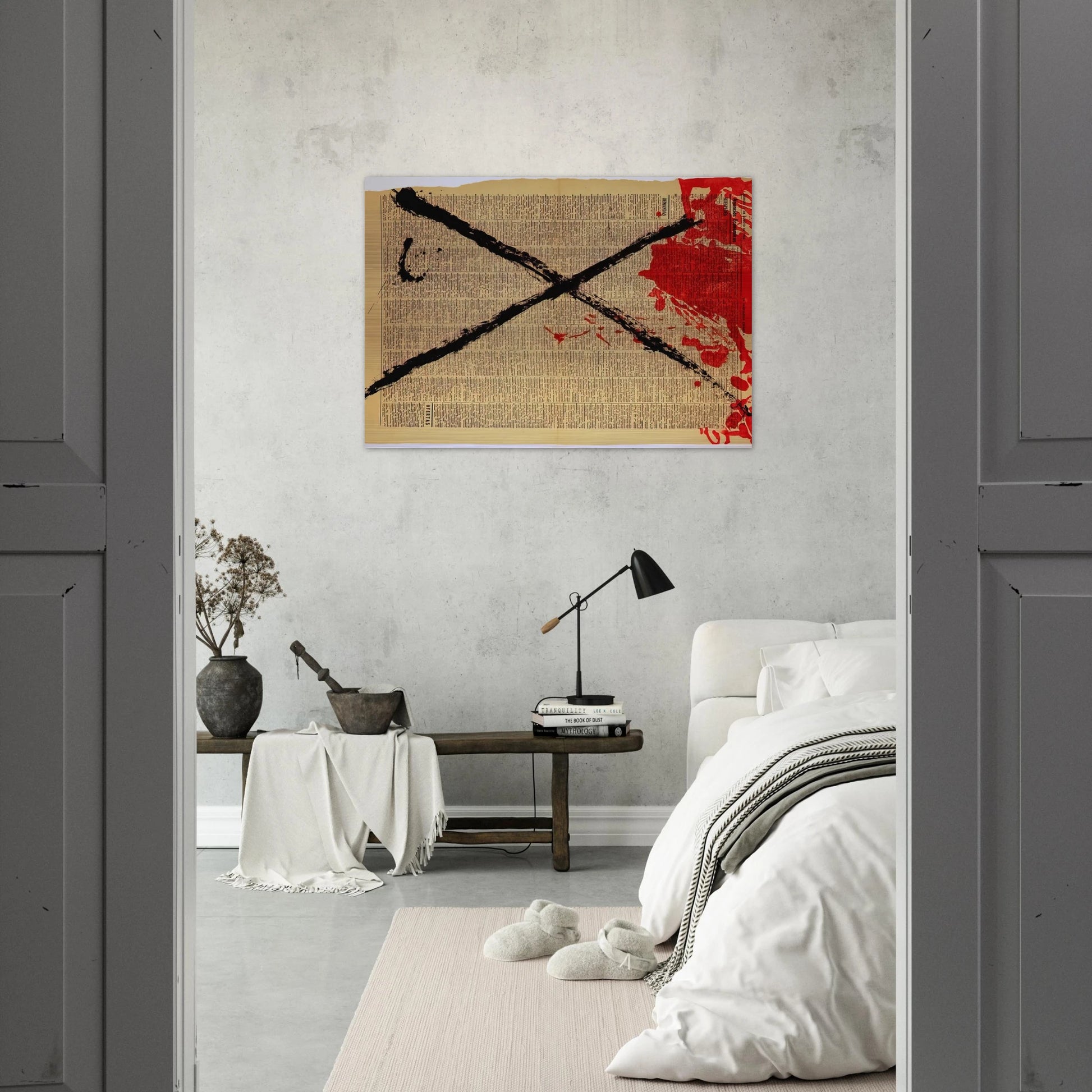 JOURNAL 1968 - Antoni Tapies Brushed Aluminum Print - 70x100 cm / 28x40 inches | Antoni Tapies Aluminum Print | Antoni Tapies Prints