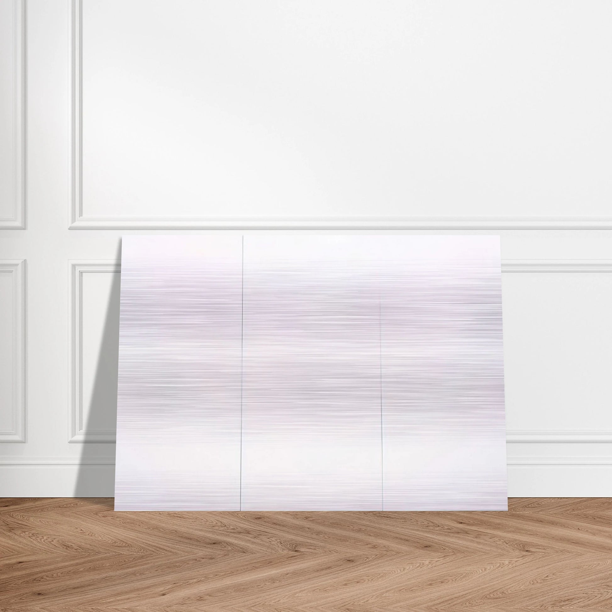 WHITE PAINTING THREE PANEL 1951 - Robert Rauschenberg Brushed Aluminum Print - 70x100 cm / 28x40 inches | Robert Rauschenberg Aluminum Print | Robert Rauschenberg Prints