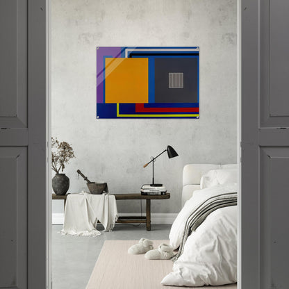 A Perfect World - 1993 - Peter Halley Acrylic Print - 70x100 cm / 28x40″ inches