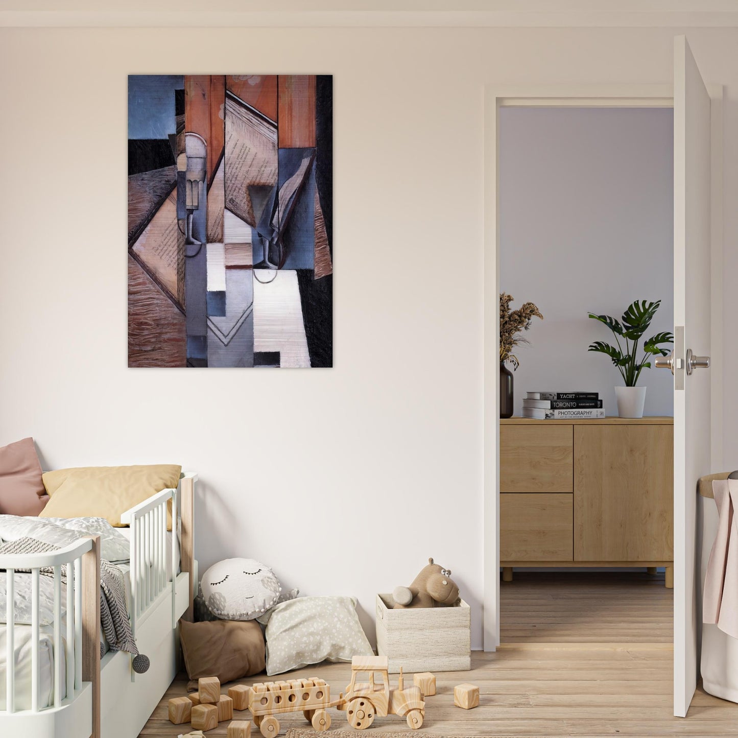 THE BOOK 1913 - Juan Gris Brushed Aluminum Print - 70x100 cm / 28x40 inches | Juan Gris Aluminum Print | Juan Gris Prints