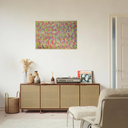 SCENT - Jasper Johns Brushed Aluminum Print - 70x100 cm / 28x40 inches | Jasper Johns Aluminum Print | Jasper Johns Prints