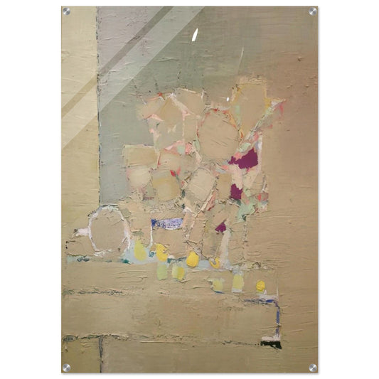 Flowers - 1953 - Nicolas de Stael Acrylic Print - 70x100 cm / 28x40″ inches | Nicolas de Stael Wall Art | Nicolas de Stael Prints