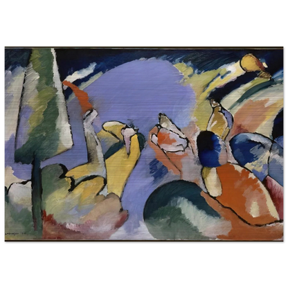 IMPROVISATION XIV 1910 - Wassily Kandinsky Brushed Aluminum Print - 70x100 cm / 28x40 inches | Wassily Kandinsky Aluminum Print | Wassily Kandinsky Prints