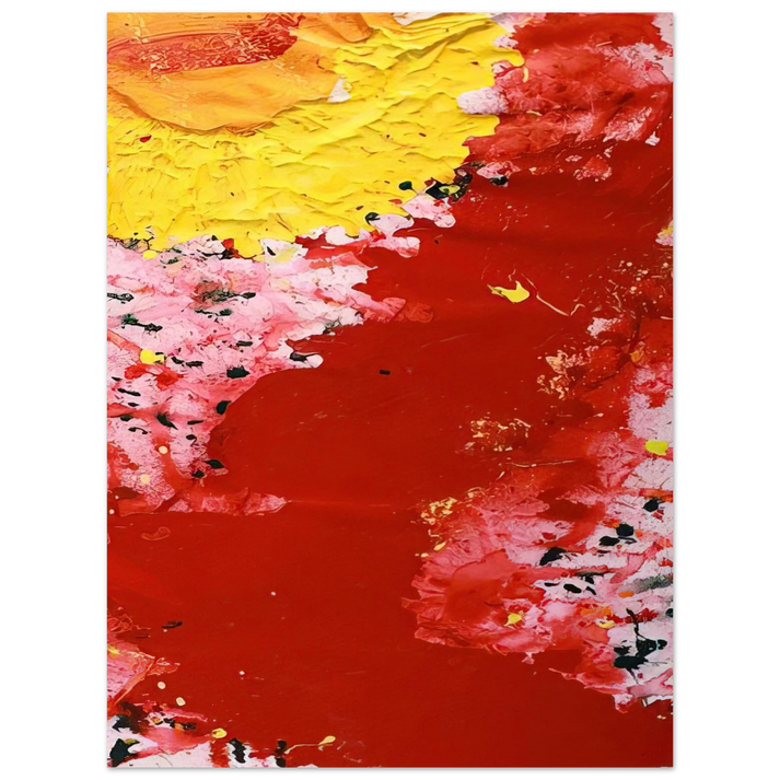 Sam Francis - Hommage a Vincent van Gogh  75x100 cm / 30x40inches Fine Art Poster