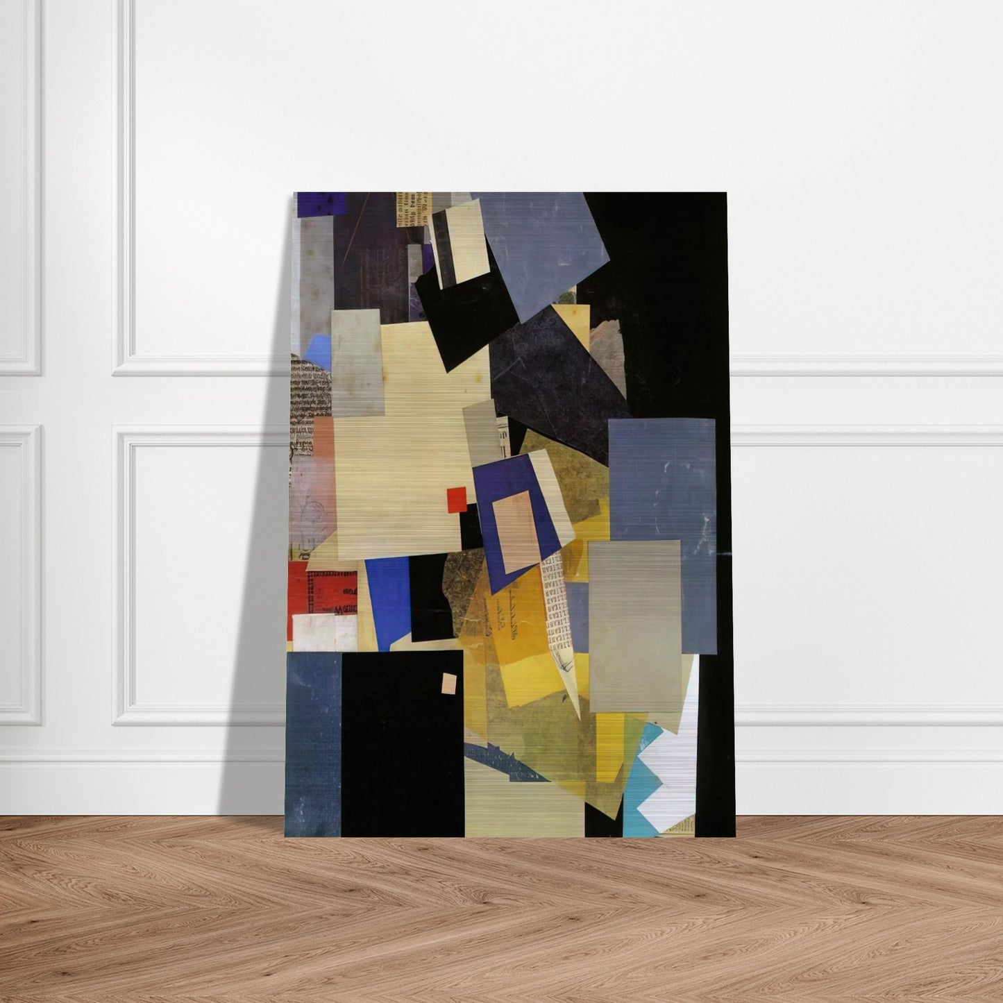 ELIKAN 1925 - Kurt Schwitters Brushed Aluminum Print - 70x100 cm / 28x40 inches | Kurt Schwitters Aluminum Print | Kurt Schwitters Prints