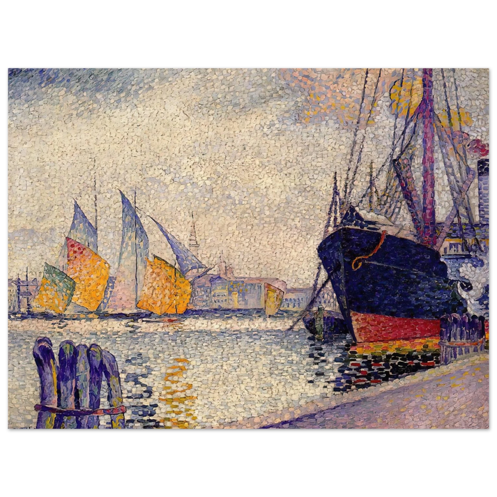 Henri-Edmond Cross - Canal de la Guidecca, Venice  75x100 cm / 30x40inches Fine Art Poster