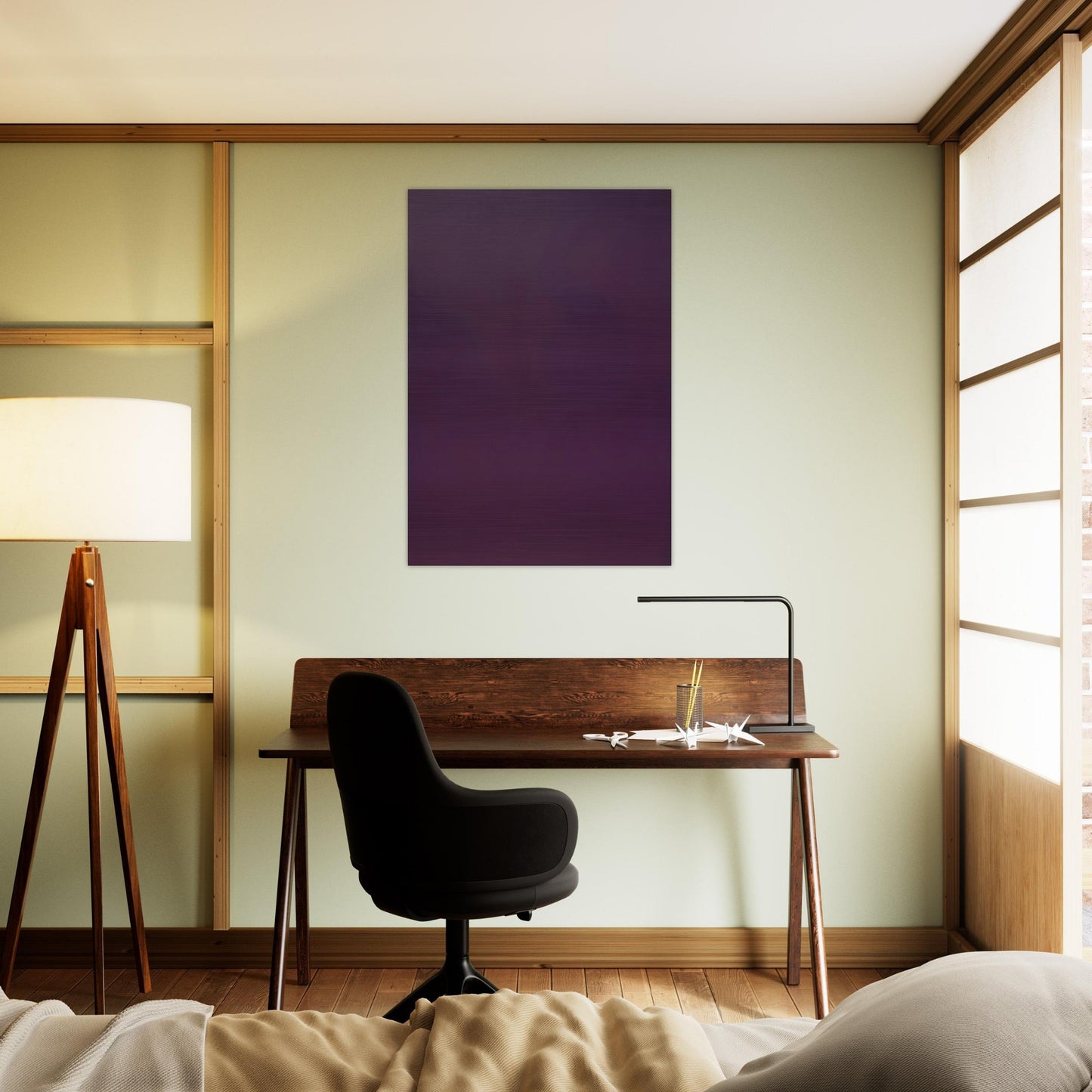 Microchromie 70, ZL violet d'Egypte - Fernand Leduc Brushed Aluminum Print - 70x100 cm / 28x40 inches | Fernand Leduc Aluminum Print | Fernand Leduc Prints