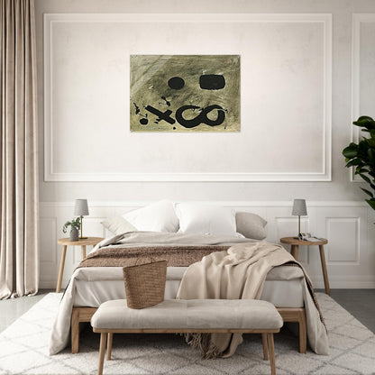 Figure Eight - 1967 - Adolph Gottlieb Acrylic Print - 70x100 cm / 28x40″ inches