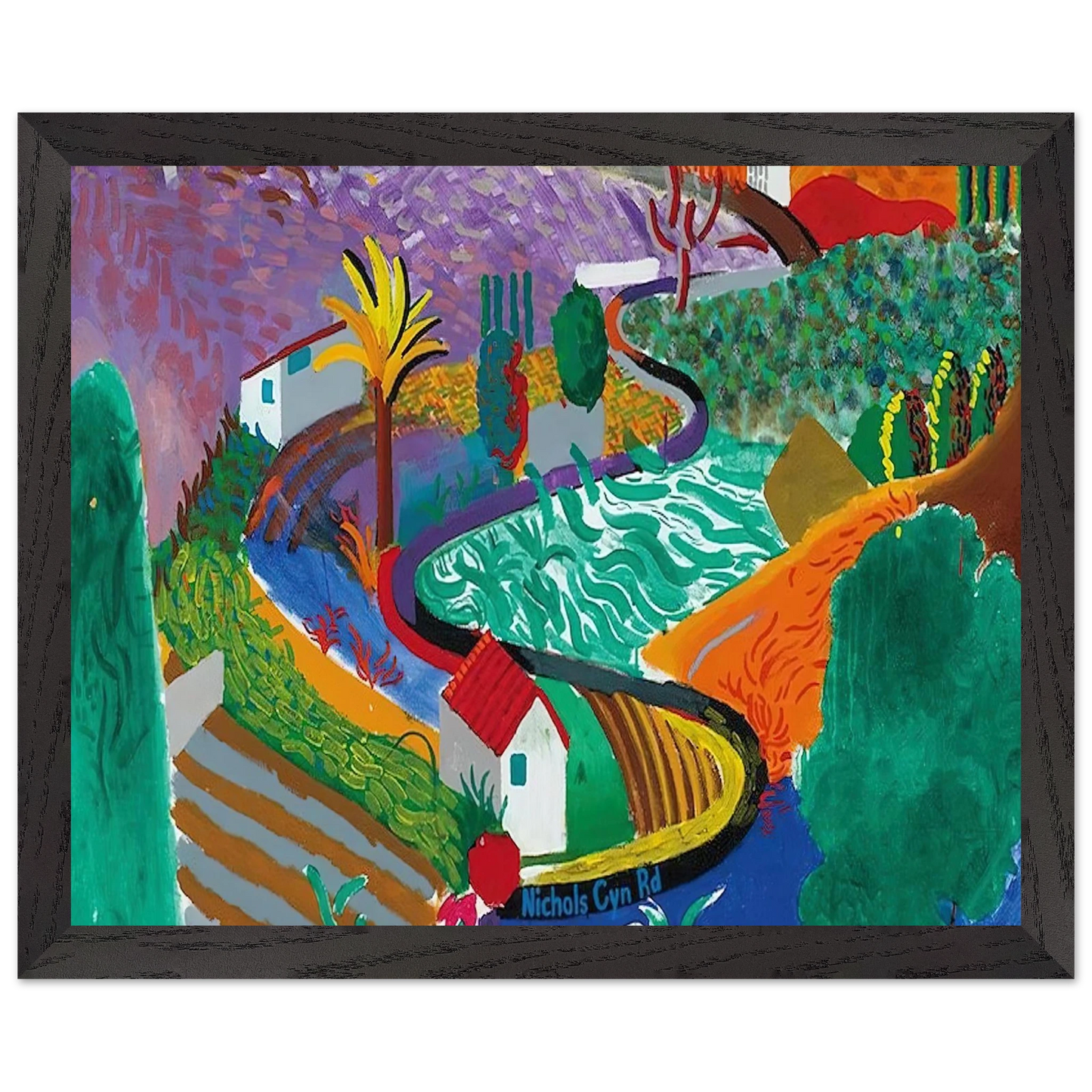 David Hockney - David Hockney Wall art - 20x25 cm / 8x10 inches - Fine Art Poster-canvas - -