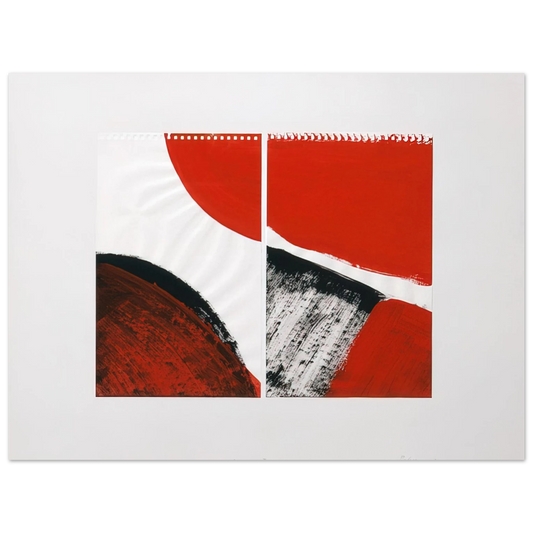 Blinky Palermo - Who knows the beginning and who knows the end II - 1976  75x100 cm / 30x40inches Fine Art Poster