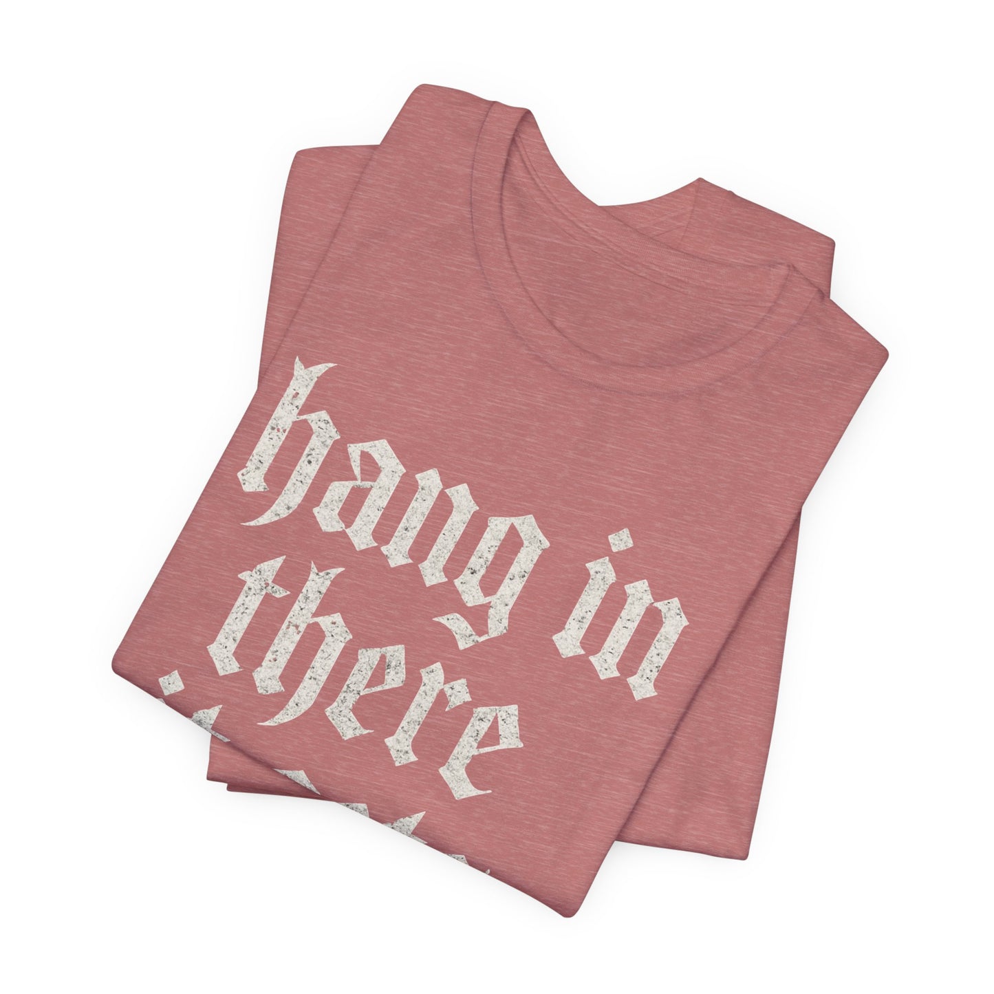 donker humor Blijf daar maar Hang in, het wordt nog erger Grappige sarcastische quote T-shirt grafisch grappig