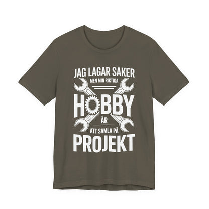 Hobby Project Tee - Leuke DIY-shirt voor vakmensen, cadeau voor klussers, Vaderdag, casual kleding, werkkleding
