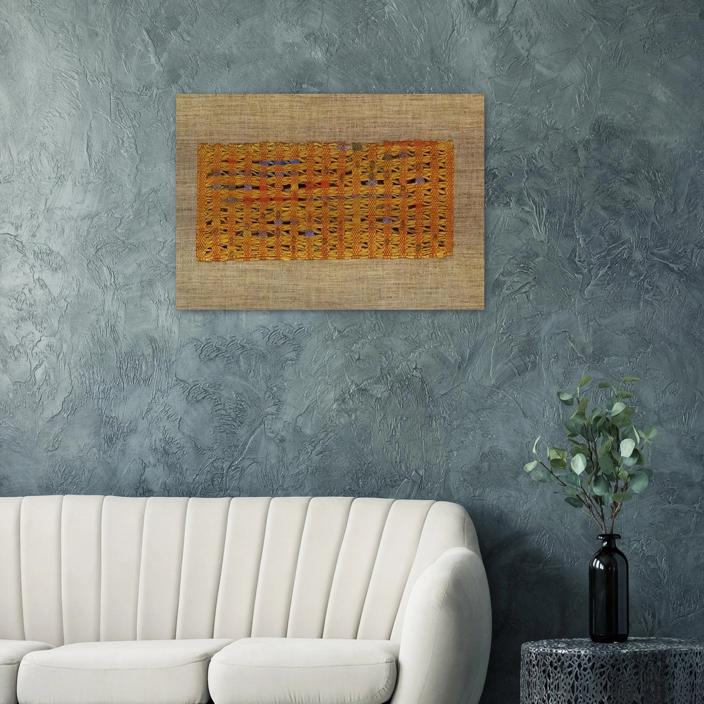 SUNNY 1965 - Anni Albers Brushed Aluminum Print - 70x100 cm / 28x40 inches | Anni Albers Aluminum Print | Anni Albers Prints