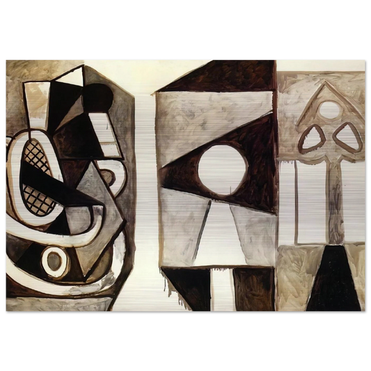 Armchair  California  - Pablo Picasso Brushed Aluminum Print - 70x100 cm / 28x40 inches | Pablo Picasso Aluminum Print | Pablo Picasso Prints