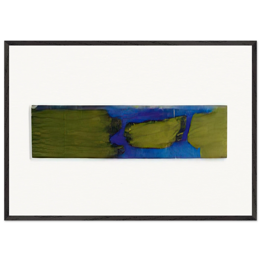 Ohne Titel - 1964 - Blinky Palermo 70x100 cm / 28x40 inches Framed Art Print – Black Wooden Frame
