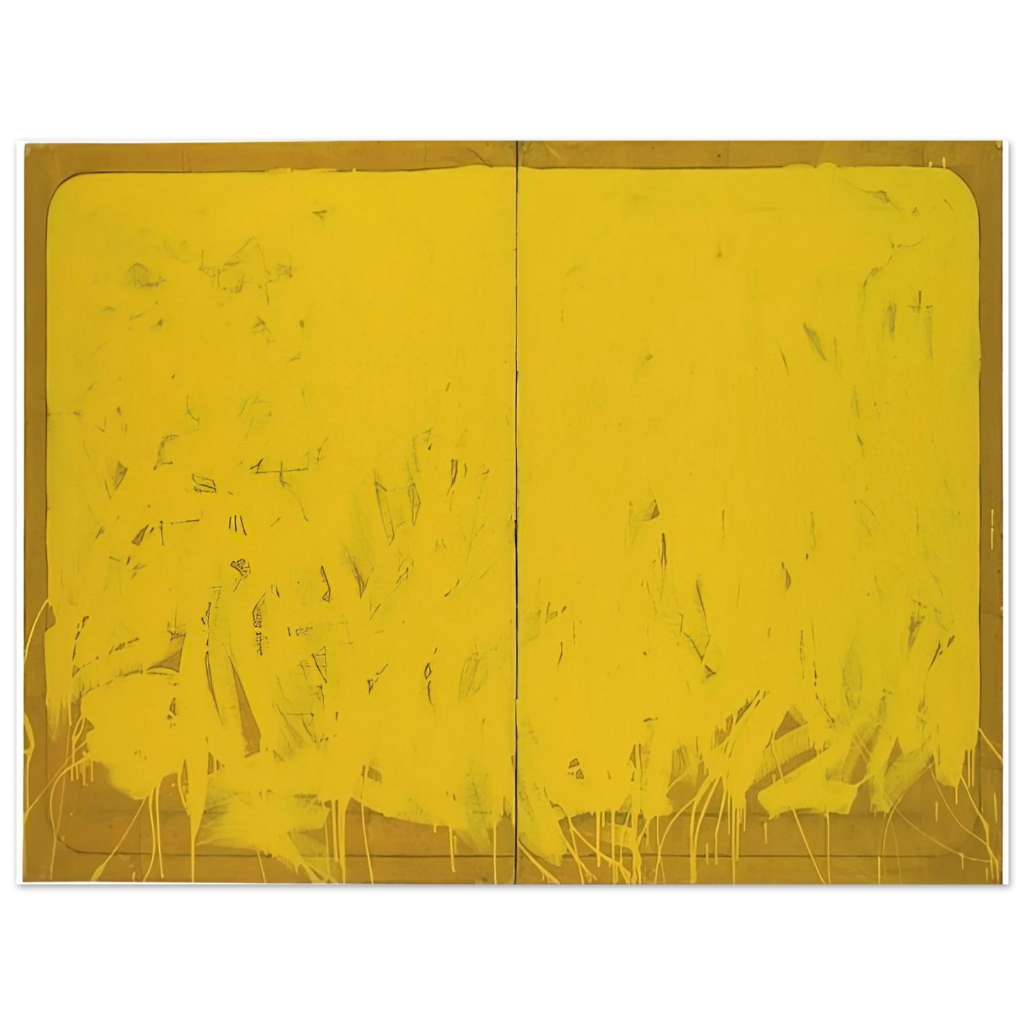 Mario Schifano - Untitled - 1978  75x100 cm / 30x40inches Fine Art Poster