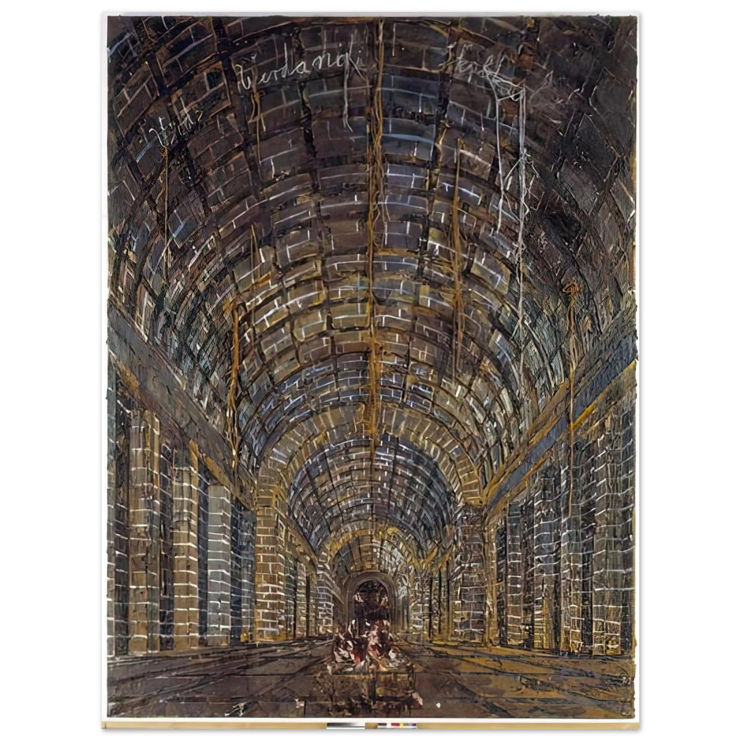 Anselm Kiefer - URD VERDANDI SKULD THE NORNS 1983  75x100 cm / 30x40inches Fine Art Poster