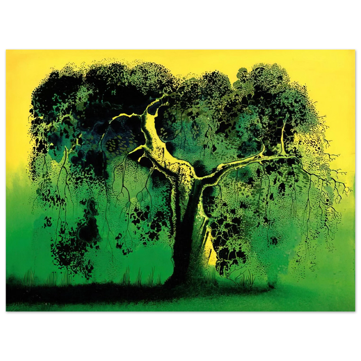 Eyvind Earle - Sycamore  75x100 cm / 30x40inches Fine Art Poster