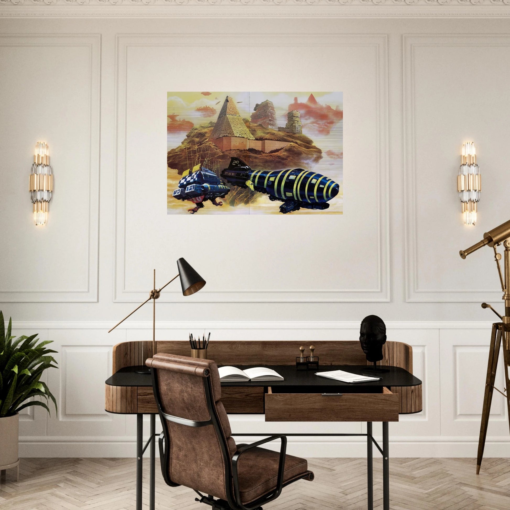 Chris Foss - Chris Foss Brushed Aluminum Print - 70x100 cm / 28x40 inches | Chris Foss Aluminum Print | Chris Foss Prints