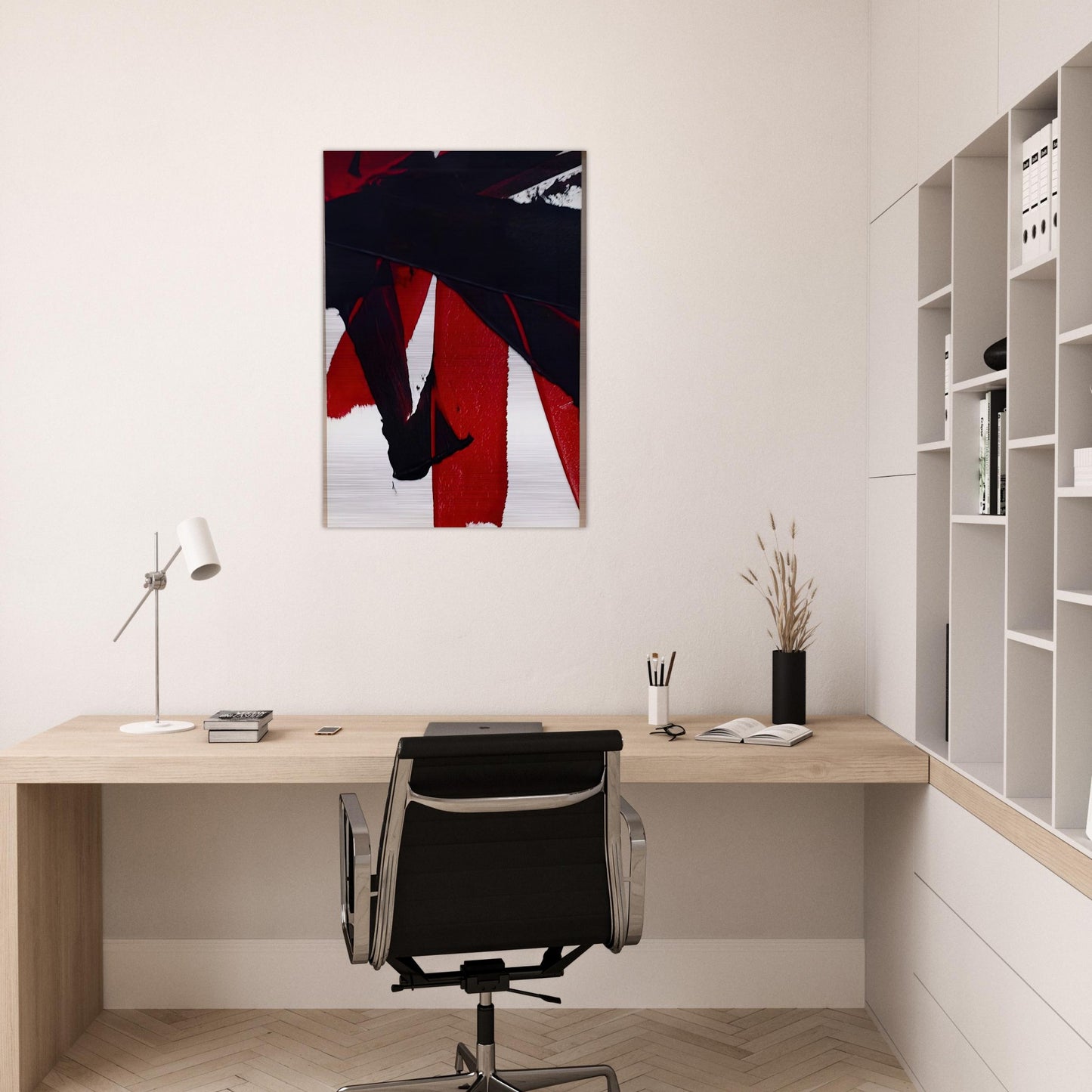 UNTITLED 2007 1 - Luis Feito Brushed Aluminum Print - 70x100 cm / 28x40 inches | Luis Feito Aluminum Print | Luis Feito Prints
