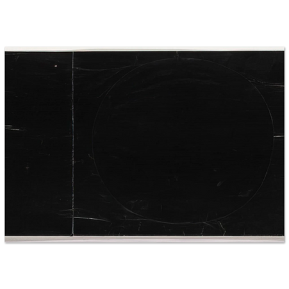 Black on Black - Ellsworth Kelly Brushed Aluminum Print - 70x100 cm / 28x40 inches | Ellsworth Kelly Aluminum Print | Ellsworth Kelly Prints