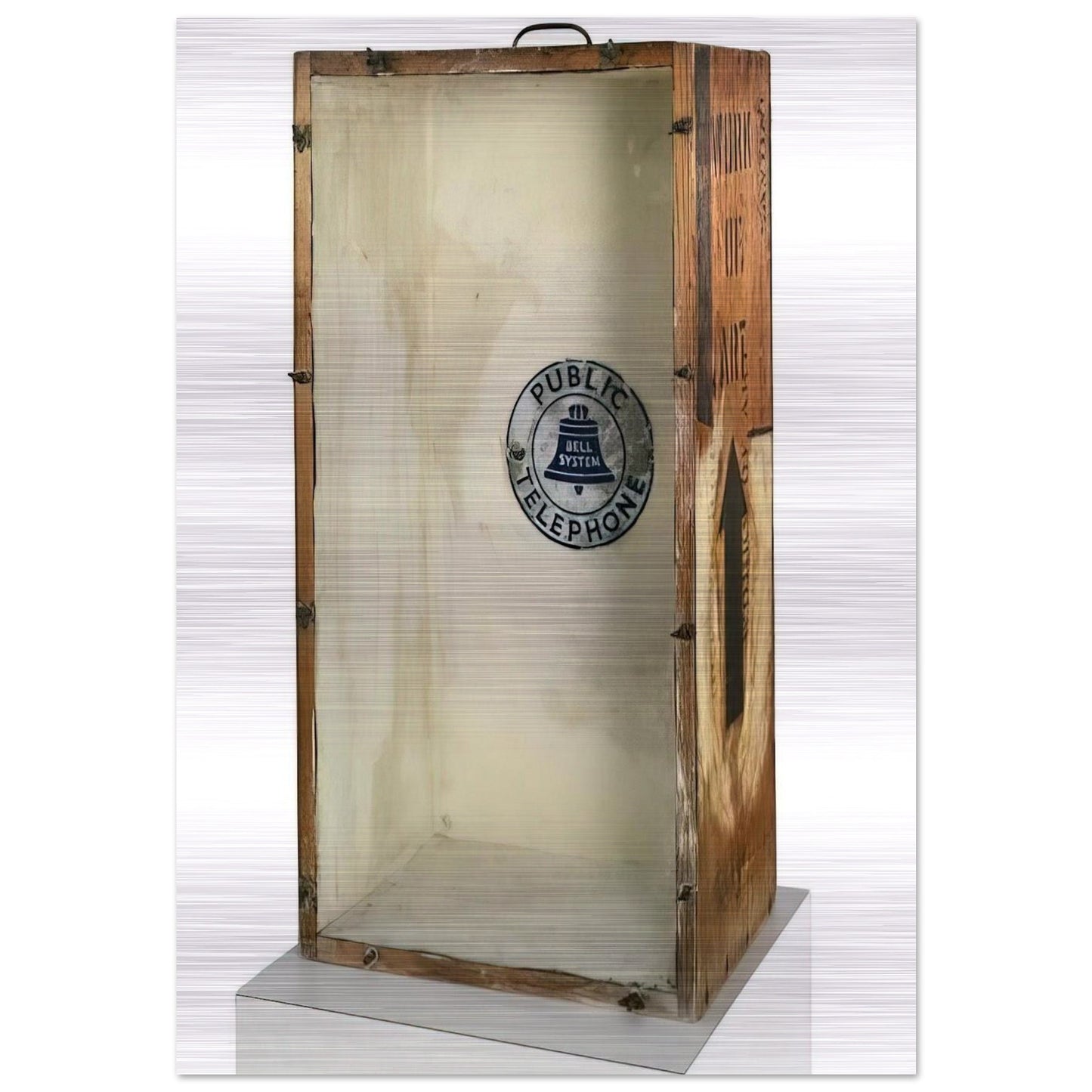 ART BOX 1963 - Robert Rauschenberg Brushed Aluminum Print - 70x100 cm / 28x40 inches | Robert Rauschenberg Aluminum Print | Robert Rauschenberg Prints