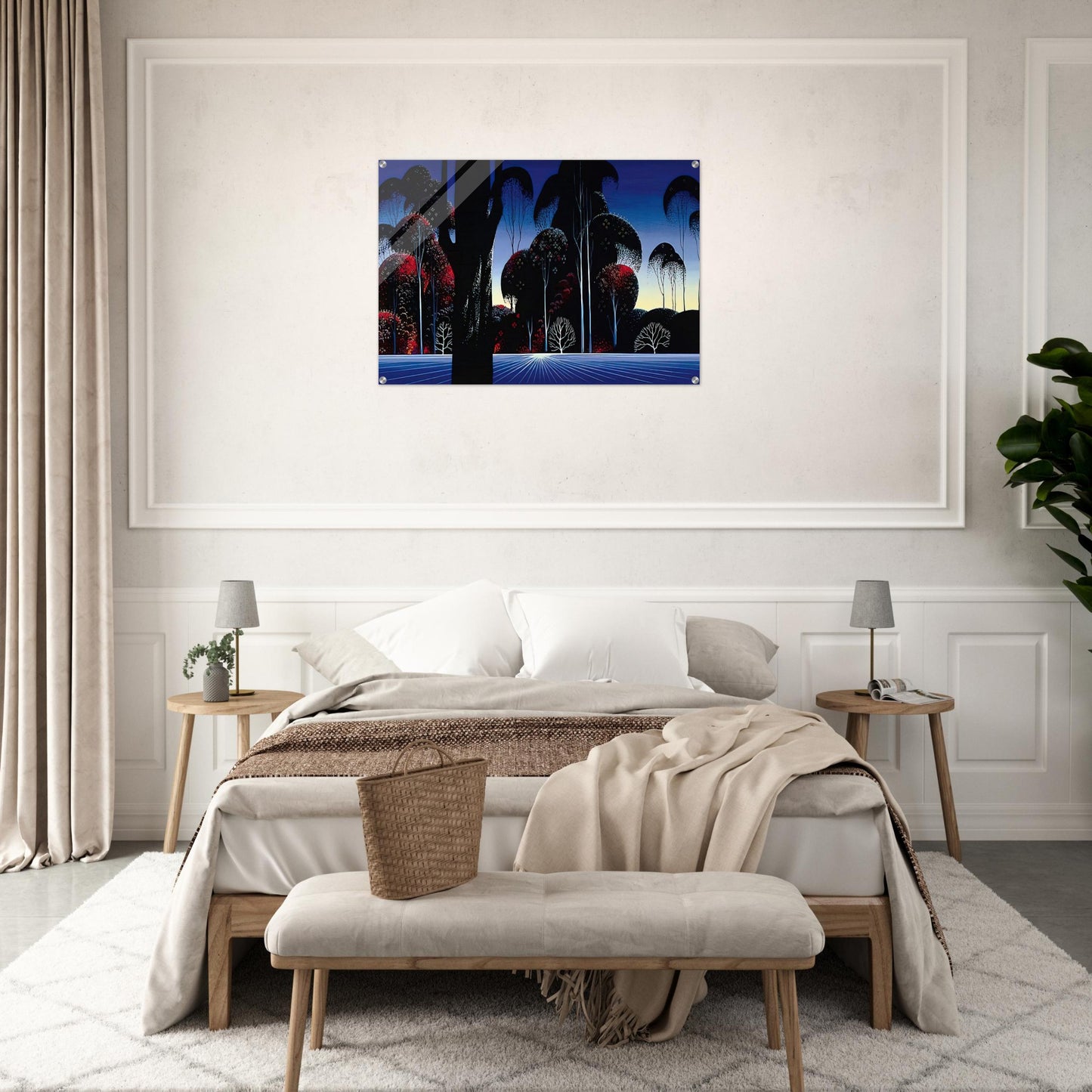 Dark Silence - Eyvind Earle Acrylic Print - 70x100 cm / 28x40″ inches