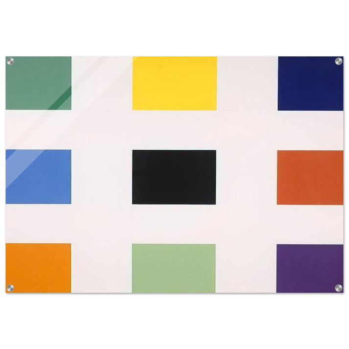 Nine Squares - Ellsworth Kelly Acrylic Print - 70x100 cm / 28x40″ inches
