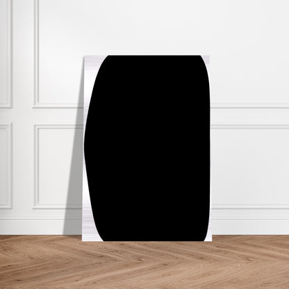 Black Ripe - Ellsworth Kelly Brushed Aluminum Print - 70x100 cm / 28x40 inches | Ellsworth Kelly Aluminum Print | Ellsworth Kelly Prints