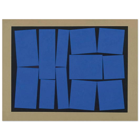 Helio Oiticica - Metaesquema 19 - 1958  75x100 cm / 30x40inches Fine Art Poster