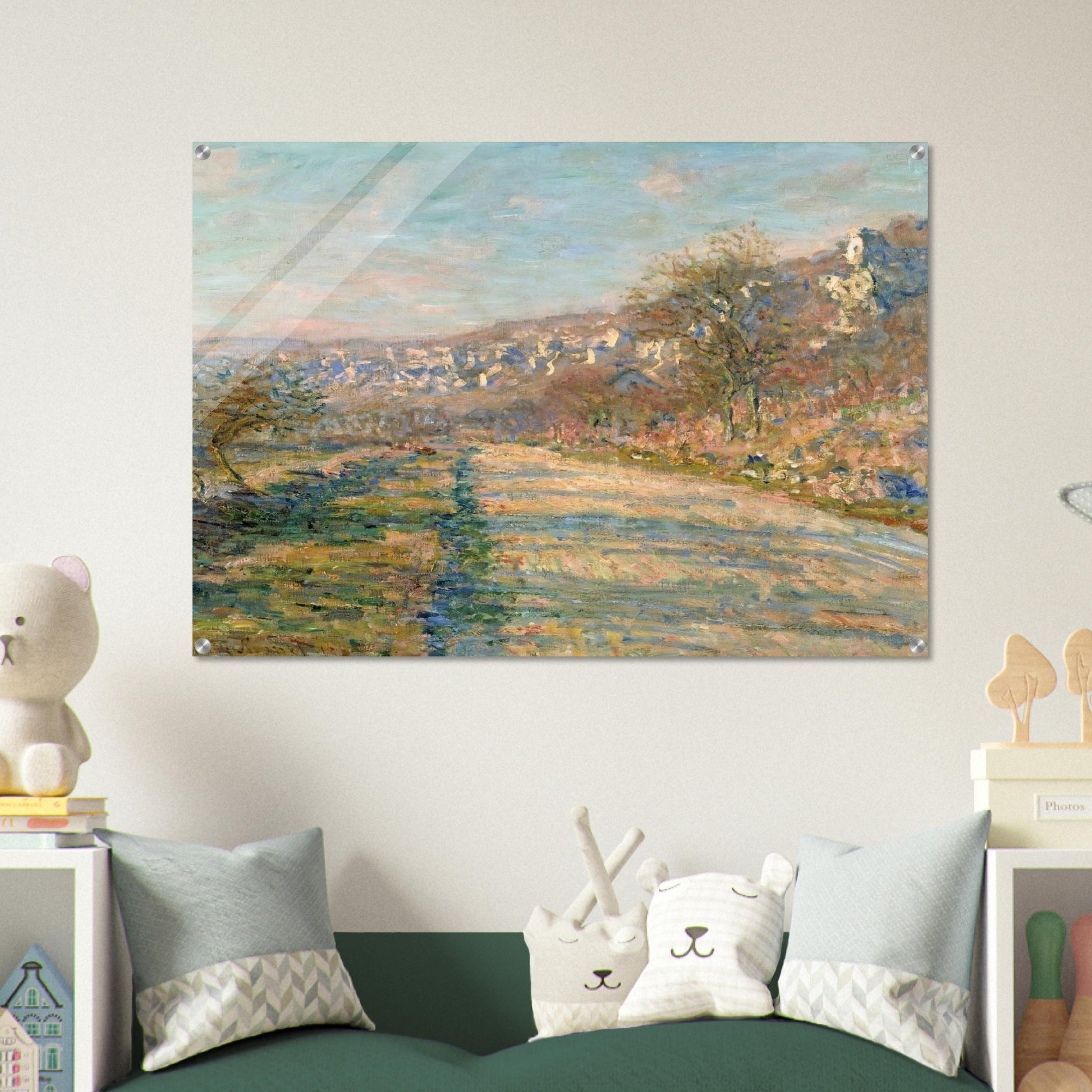 Road of La Roche-Guyon - claude monet Acrylic Print - 70x100 cm / 28x40″ inches