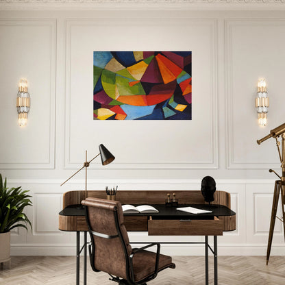Synchromy - 1916 - Morgan Russell Brushed Aluminum Print - 70x100 cm / 28x40 inches | Morgan Russell Aluminum Print | Morgan Russell Prints
