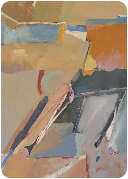 Berkeley #8 By Richard Diebenkorn Pack of 10 Post Cards | Richard Diebenkorn Post Cards | A6 (10.5 x 14.8 cm) - 4.1 x 5.8 inches
