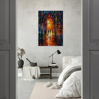 Leonid Afremov - Leonid Afremov Brushed Aluminum Print - 70x100 cm / 28x40 inches | Leonid Afremov Aluminum Print | Leonid Afremov Prints