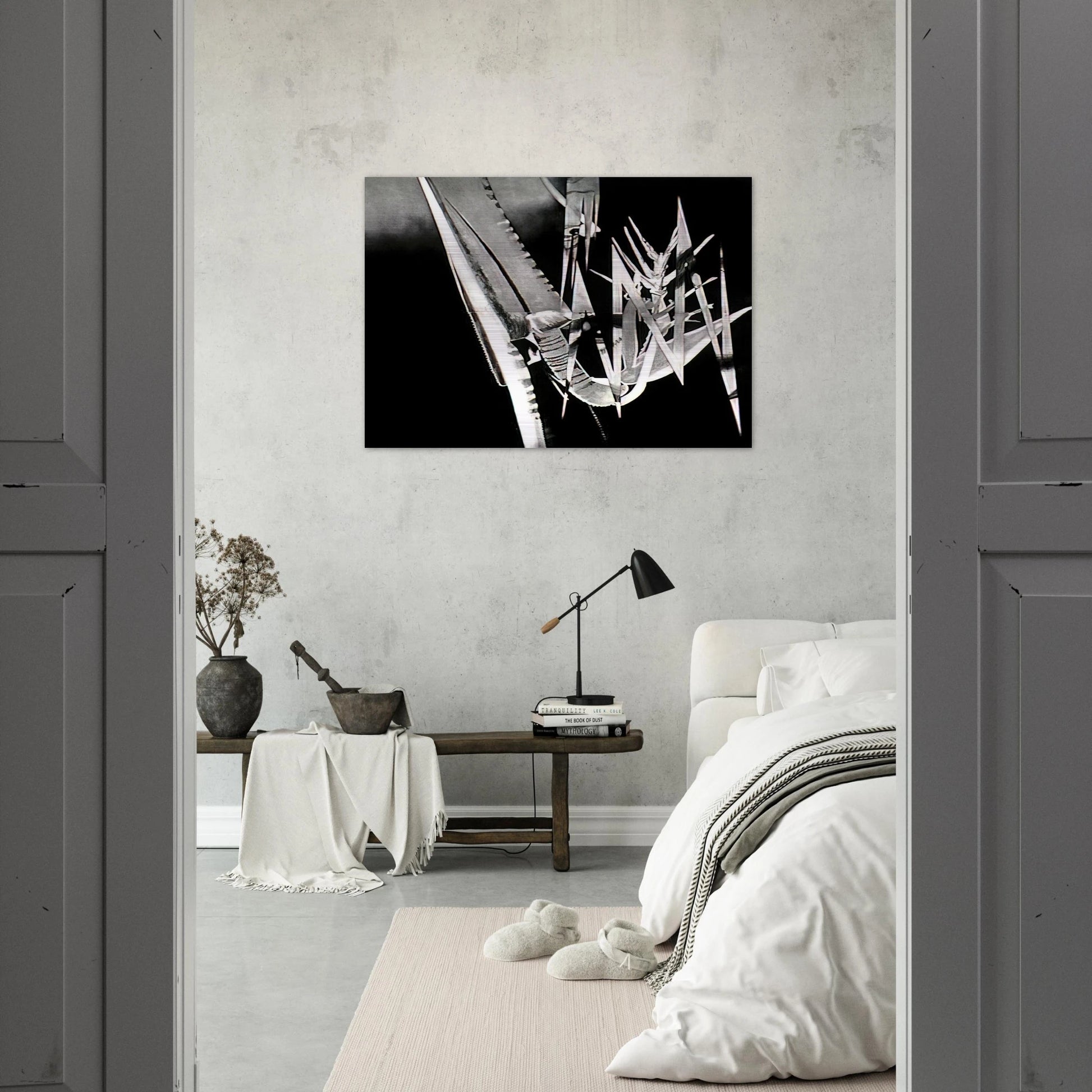 The Prickly Dark - James Rosenquist Brushed Aluminum Print - 70x100 cm / 28x40 inches | James Rosenquist Aluminum Print | James Rosenquist Prints