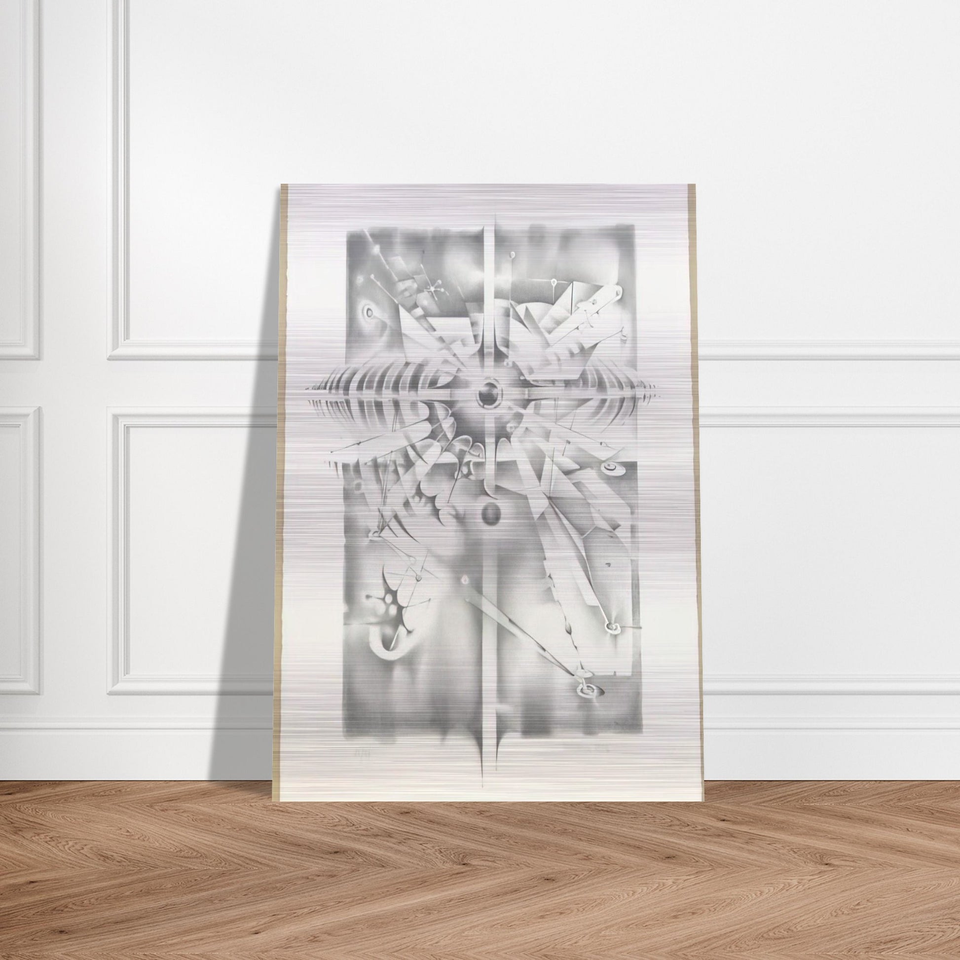 UNTITLED FROM THE ATELIER PROJECT 1986 - Lee Bontecou Brushed Aluminum Print - 70x100 cm / 28x40 inches | Lee Bontecou Aluminum Print | Lee Bontecou Prints