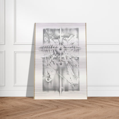 UNTITLED FROM THE ATELIER PROJECT 1986 - Lee Bontecou Brushed Aluminum Print - 70x100 cm / 28x40 inches | Lee Bontecou Aluminum Print | Lee Bontecou Prints