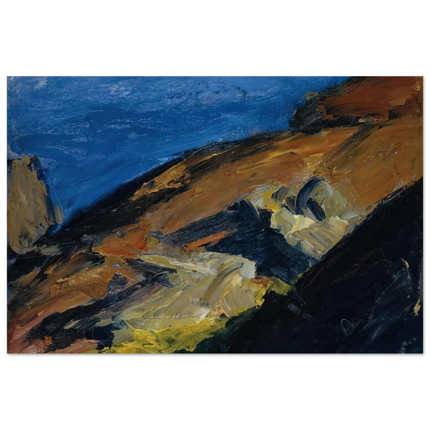 Edward Hopper - Rocks and Shore Fine Art Poster