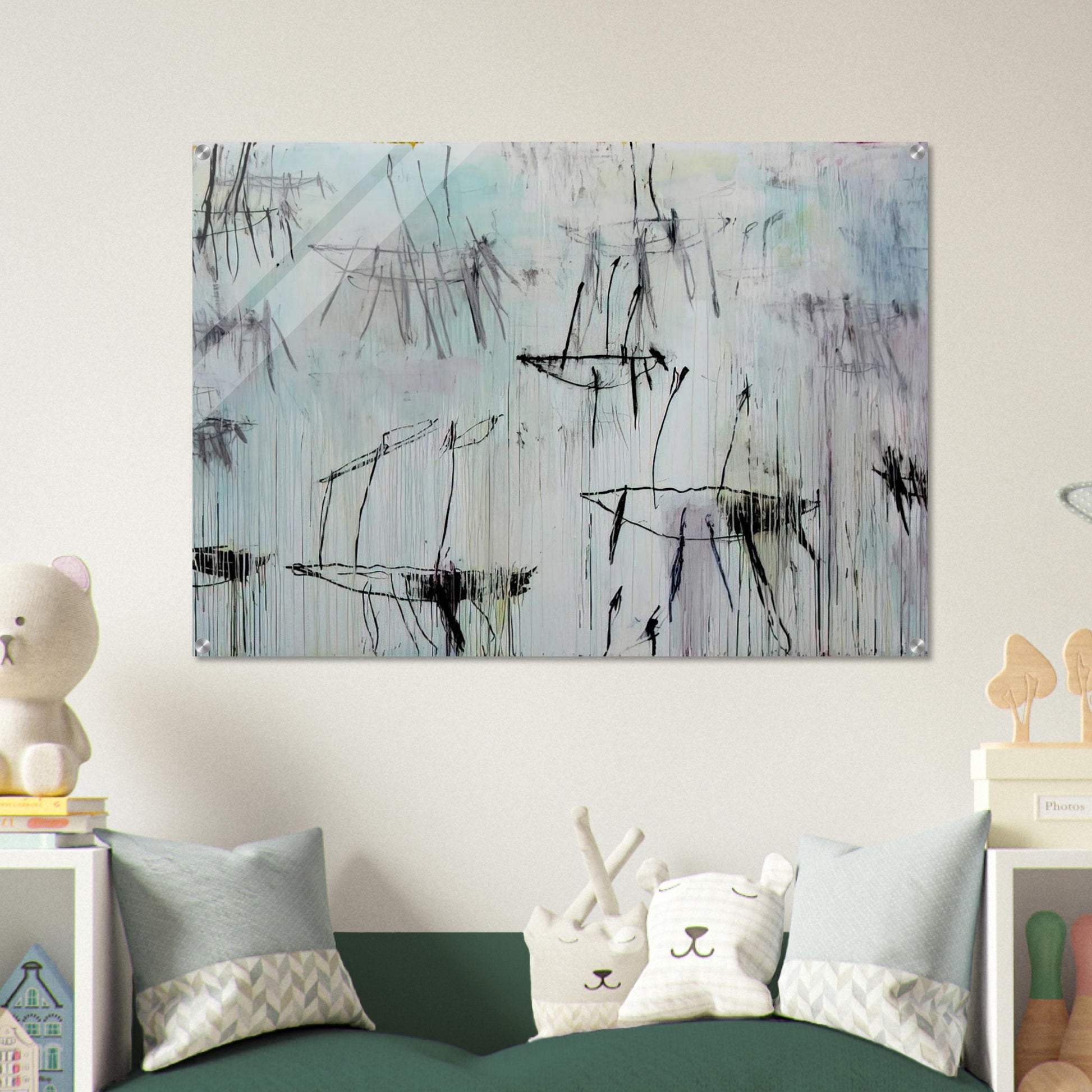 Lepanto, Part V - Cy Twombly Acrylic Print - 70x100 cm / 28x40″ inches