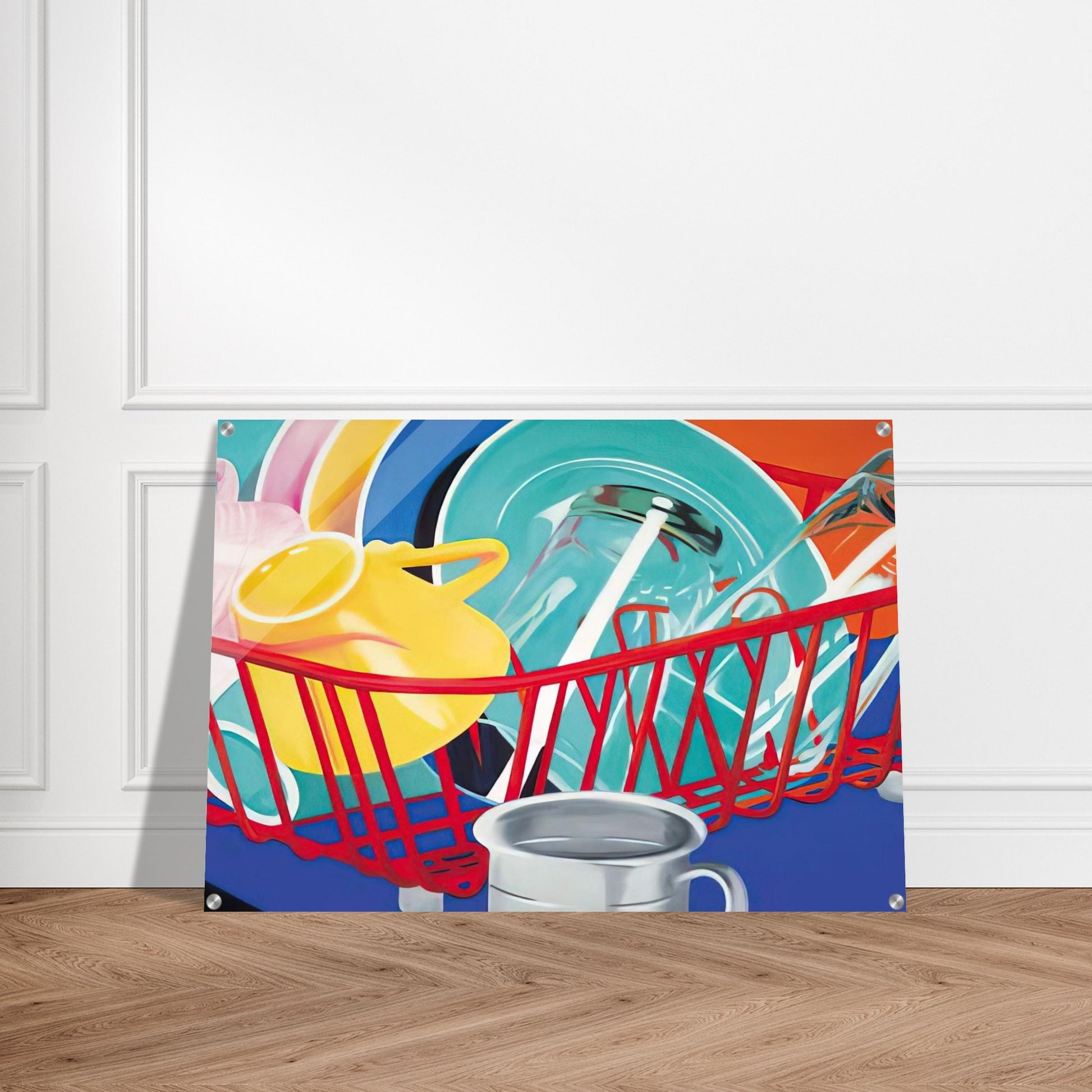 Dishes - James Rosenquist Acrylic Print - 70x100 cm / 28x40″ inches