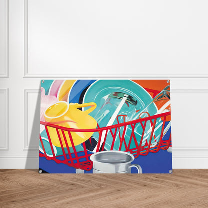 Dishes - James Rosenquist Acrylic Print - 70x100 cm / 28x40″ inches