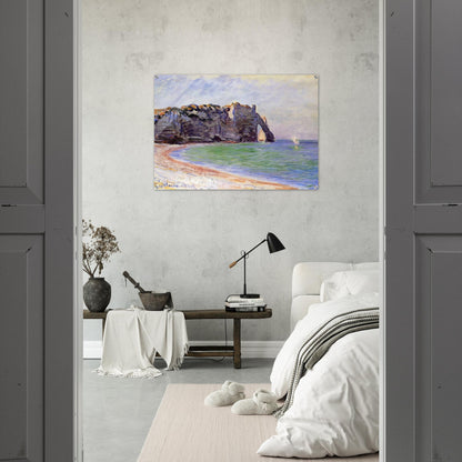 The Manneport, Etretat, the Porte d'Aval - claude monet Acrylic Print - 70x100 cm / 28x40″ inches