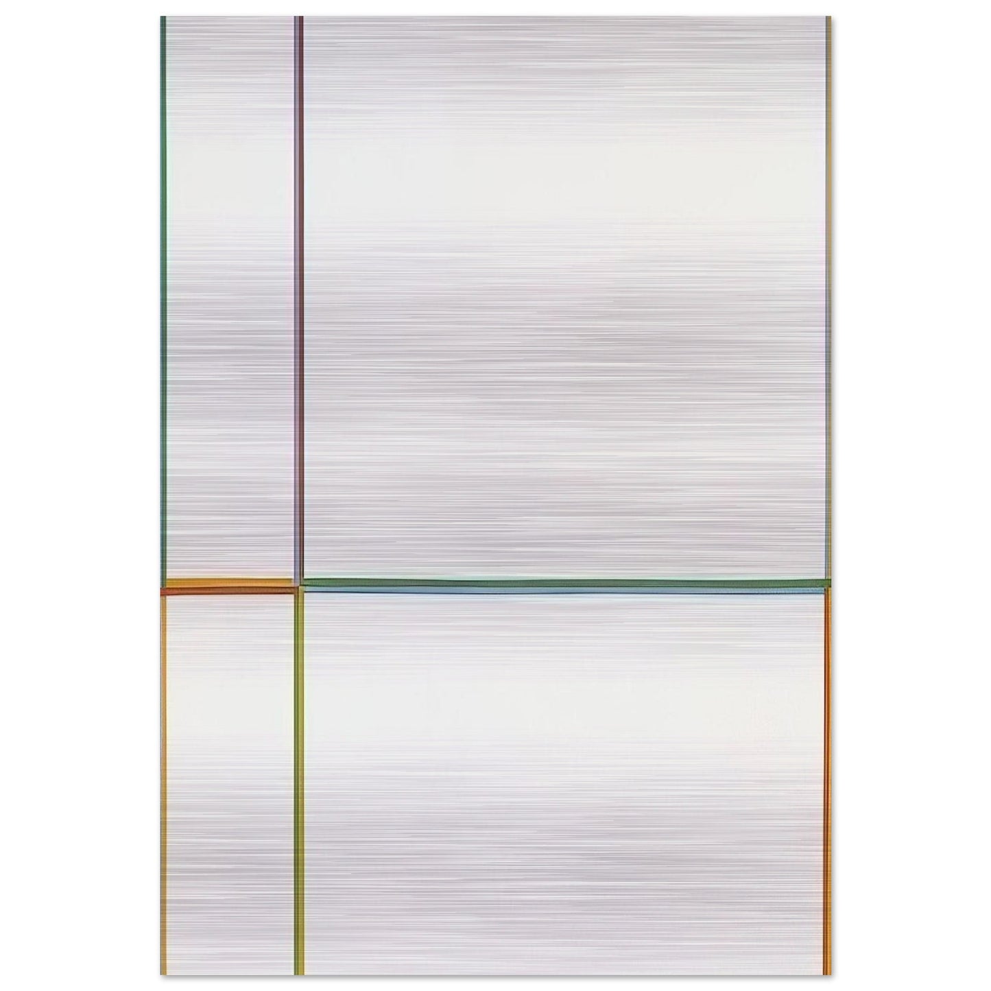 Doppelfarben in the cross 1-2-3-4 - 1968 - Max Bill Brushed Aluminum Print - 70x100 cm / 28x40 inches | Max Bill Aluminum Print | Max Bill Prints