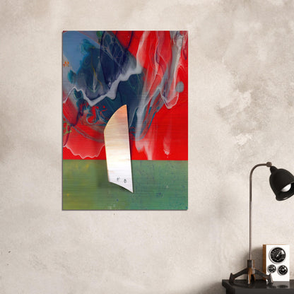 Plow - Sam Gilliam Brushed Aluminum Print - 70x100 cm / 28x40 inches | Sam Gilliam Aluminum Print | Sam Gilliam Prints