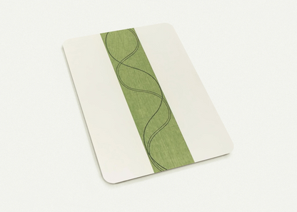 GREEN COLUMN FIGURE 2003 By Robert Mangold Pack of 10 Post Cards | Robert Mangold Post Cards | A6 (10.5 x 14.8 cm) - 4.1 x 5.8 inches