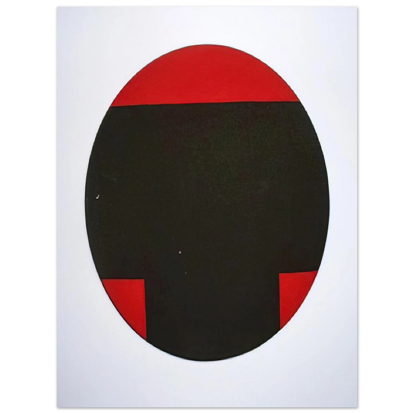 Leon Polk Smith - Big T - Hard Edge Painting  75x100 cm / 30x40inches Fine Art Poster