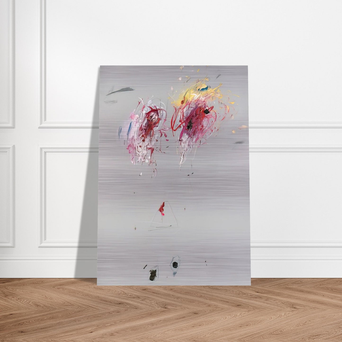 Nine Discourses on Commodus, Part IV - Cy Twombly Brushed Aluminum Print - 70x100 cm / 28x40 inches | Cy Twombly Aluminum Print | Cy Twombly Prints